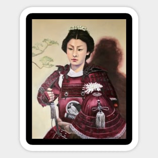 Lady Samurai Sticker